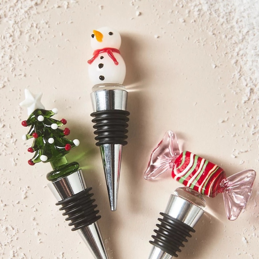 NWT Anthropologie Icon Glass Wine Stopper